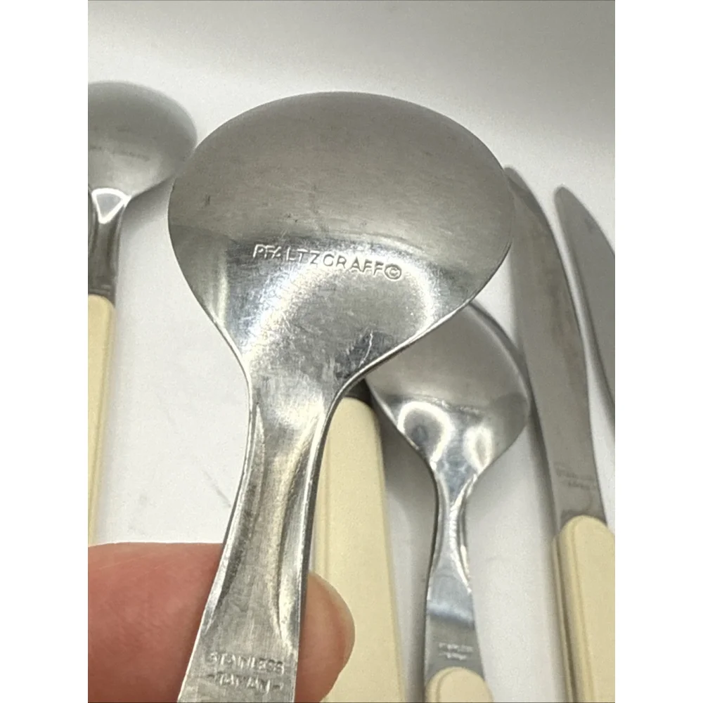 Pfaltzgraff Perennials Tea Rose Stainless Flatware Lot Of 11 Pieces Replacement